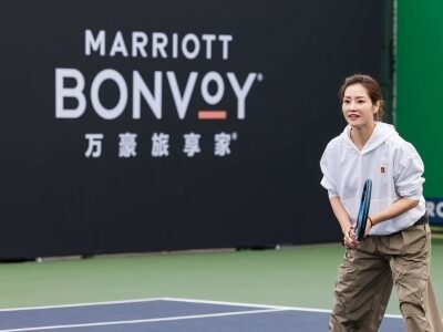 李娜现身万豪旅享家大师班