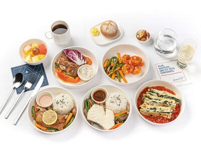 达美至臻商务舱正餐合集-5种主食