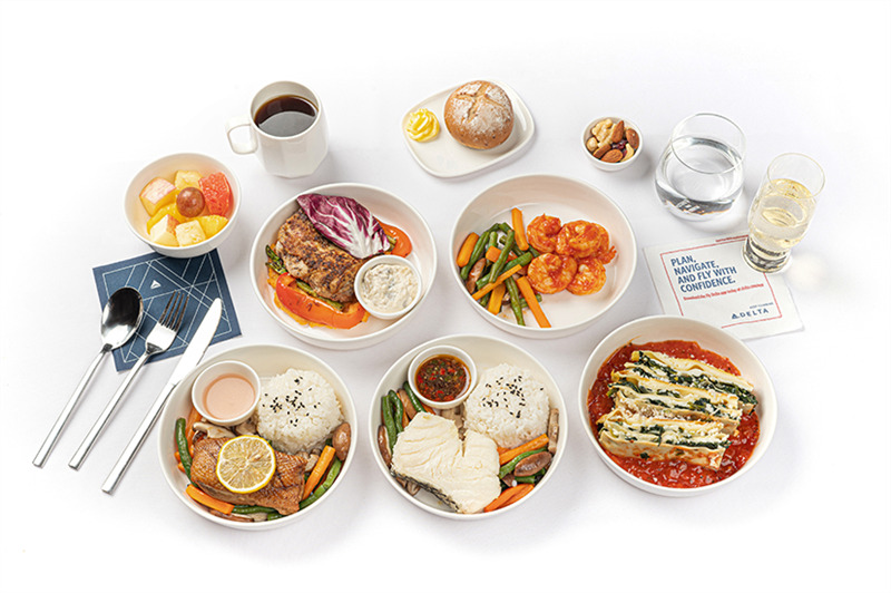 达美至臻商务舱正餐合集-5种主食