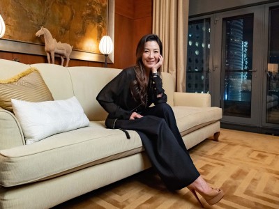 HONG KONG, CHINA - APRIL 14: Actress Michelle Yeoh at the Mandarin Oriental, Hong Kong on 14 April in Hong Kong, China. (Getty Images for Mandarin Oriental, Hong Kong)